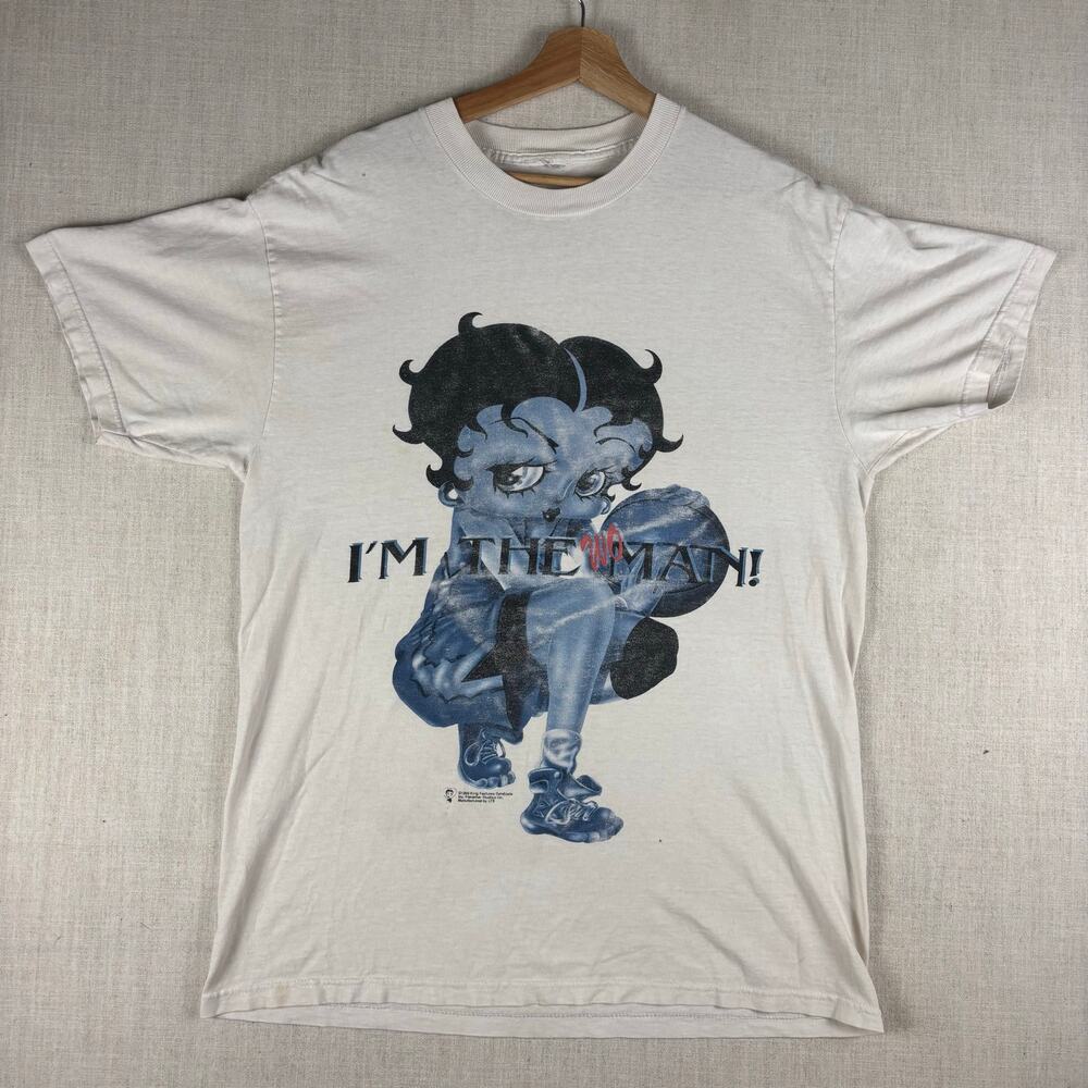 Vintage Betty Boop Im The Woman 1996 Large Shirt